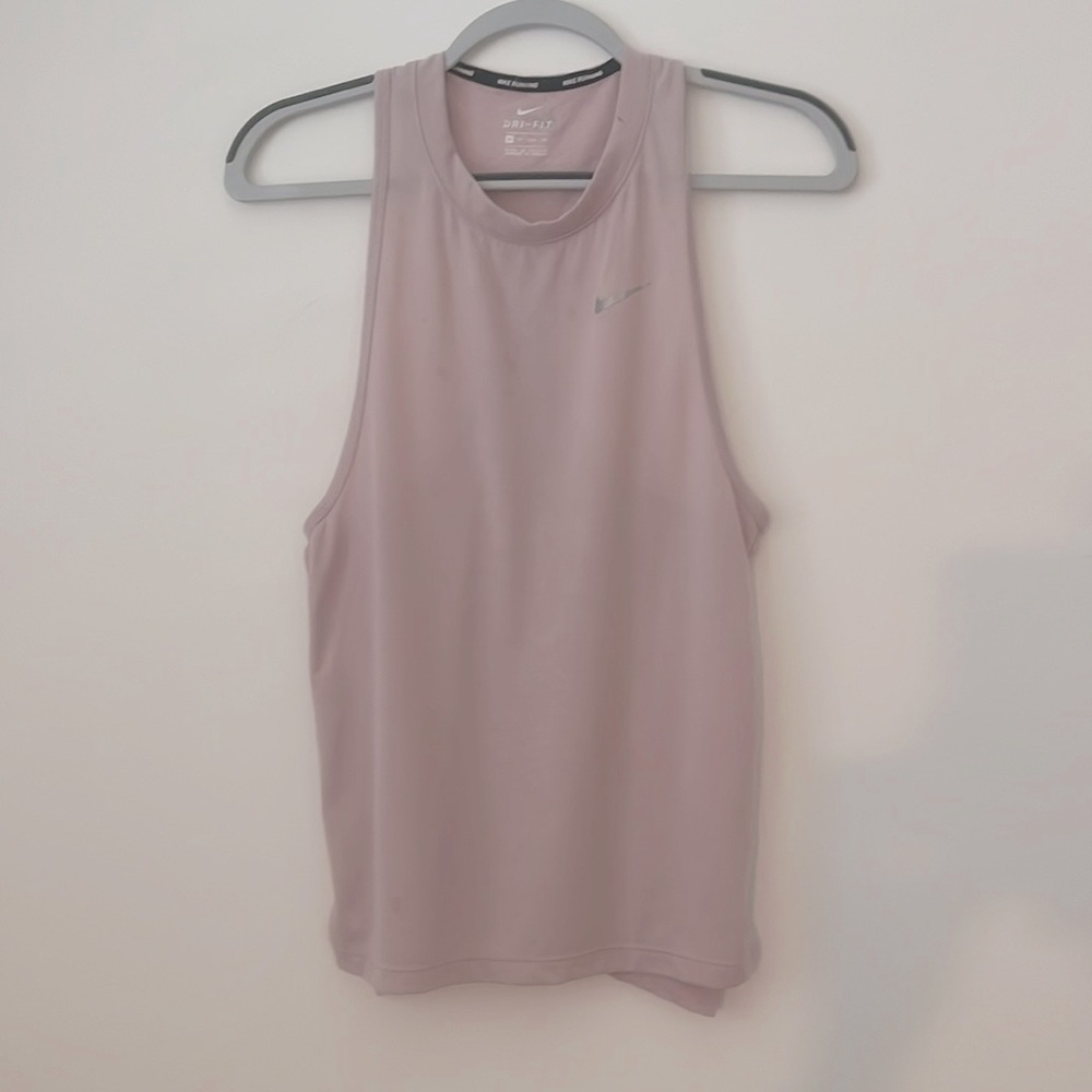 Nike running dri-fit  light pink tank top
